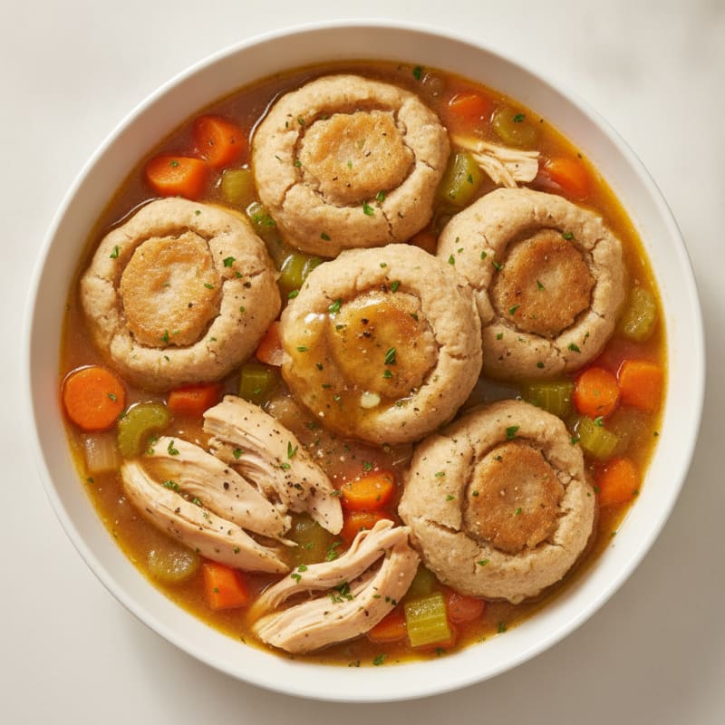 Homestyle Chicken and Herb Dumplings