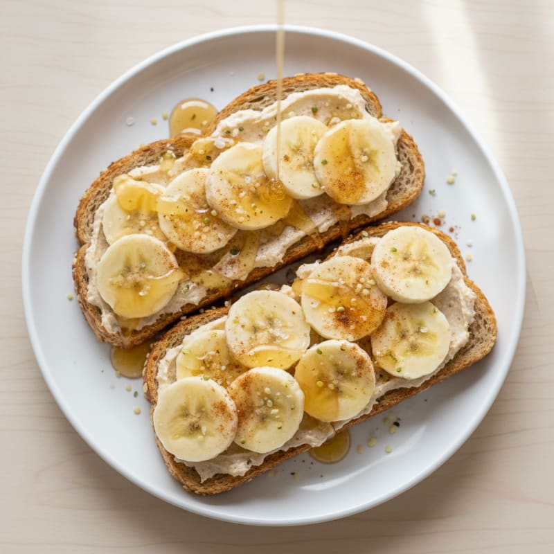 Protein-Packed Peanut Butter Banana Toast