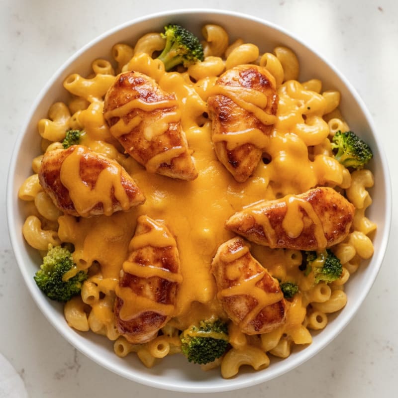Hot Honey Chicken Macaroni and Cheese