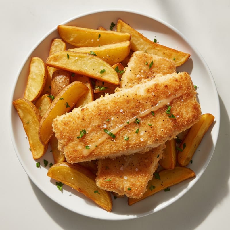 Classic Beer-Battered Fish with Thick-Cut Chips