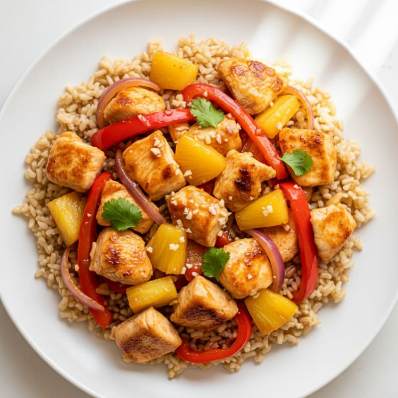 Sweet and Sour Chicken with Pineapple