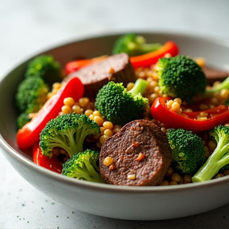 Garlic Ginger Beef and Broccoli Stir-Fry