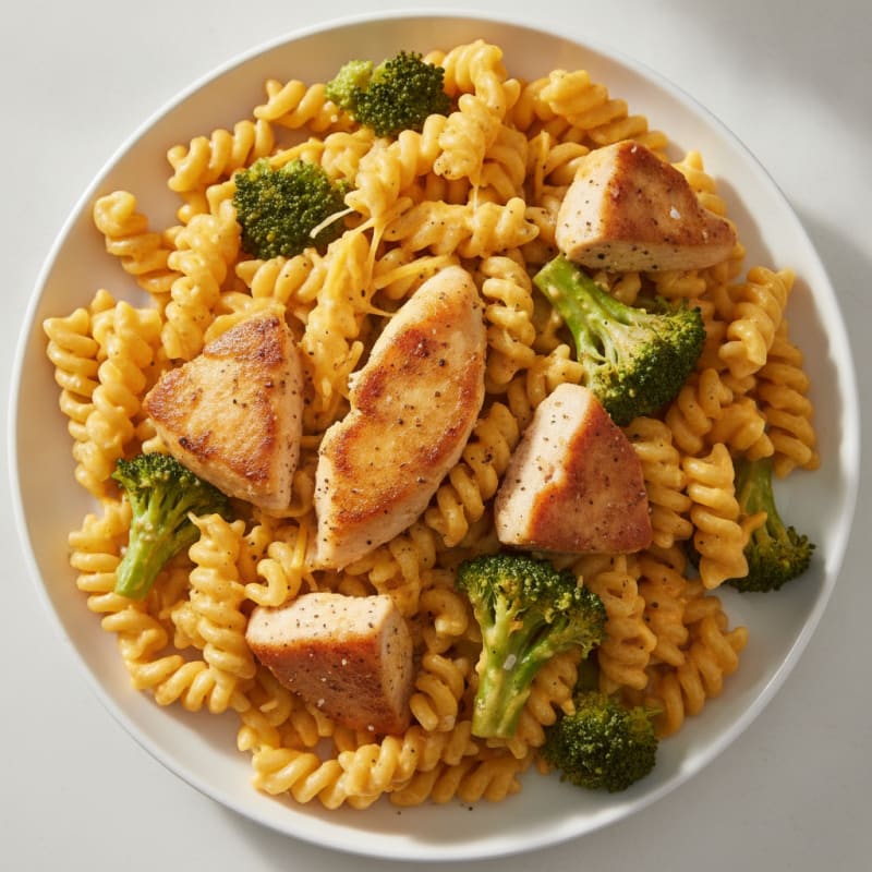 Chicken and Broccoli Mac and Cheese