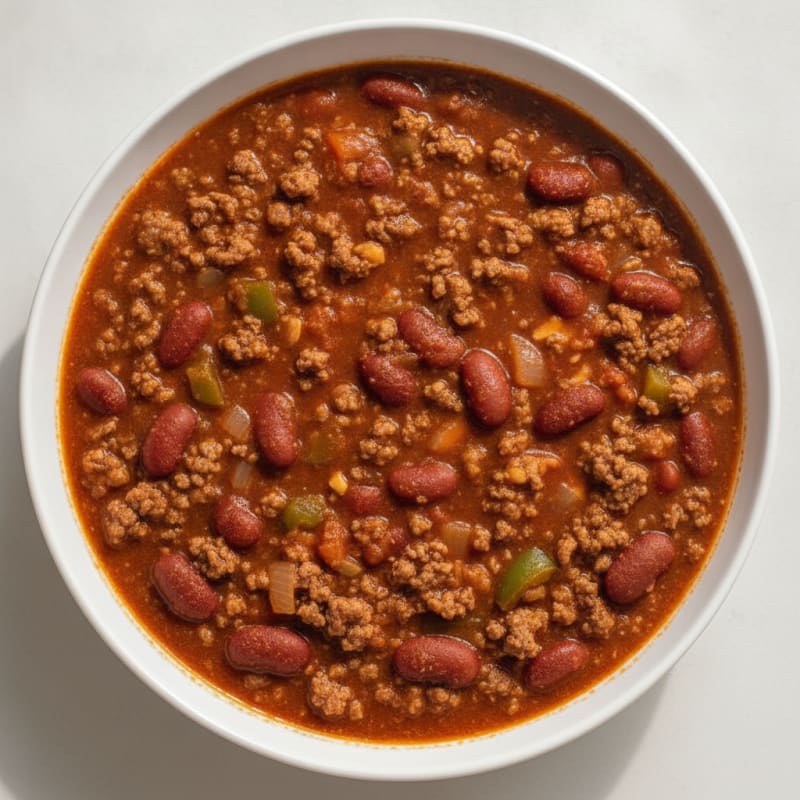 Hearty Slow Cooker Beef Chili