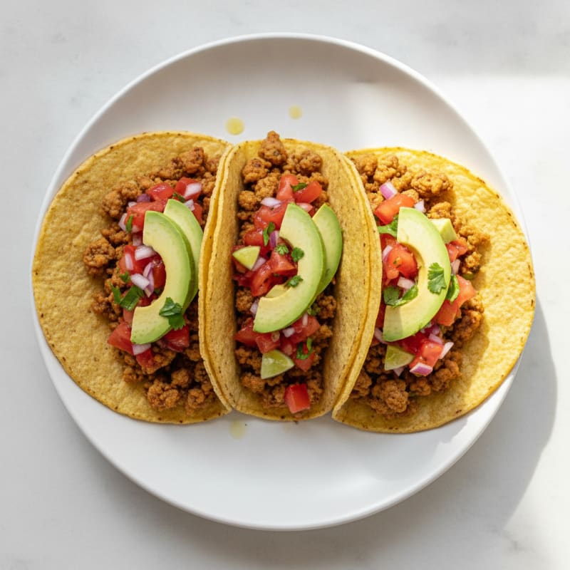 Ground Turkey Tacos with Fresh Salsa