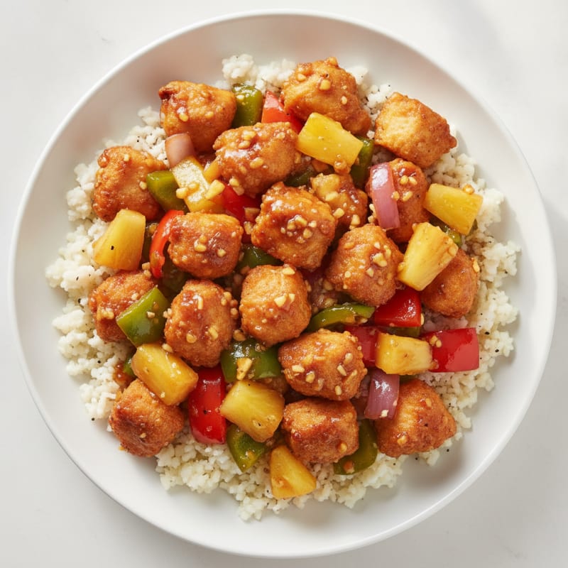 Sweet and Sour Chicken with Pineapple