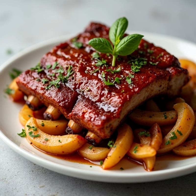 Tender Roasted Baby Back Ribs with Smoky BBQ Glaze
