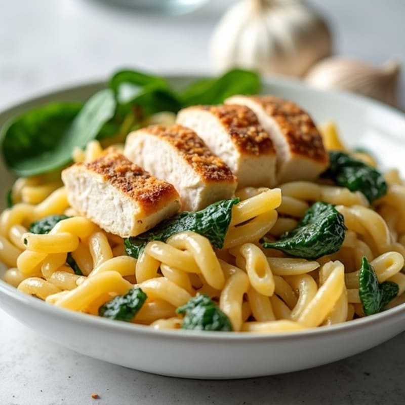 Creamy Garlic Chicken Pasta