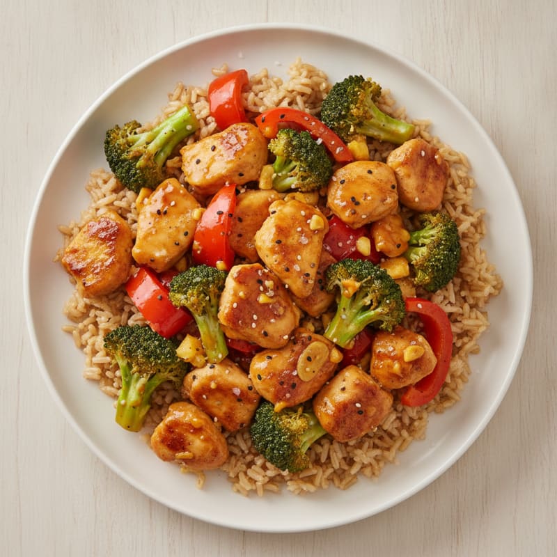 Orange Glazed Chicken Stir-Fry