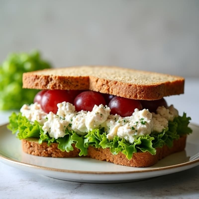 Creamy Herb Chicken Salad Sandwich