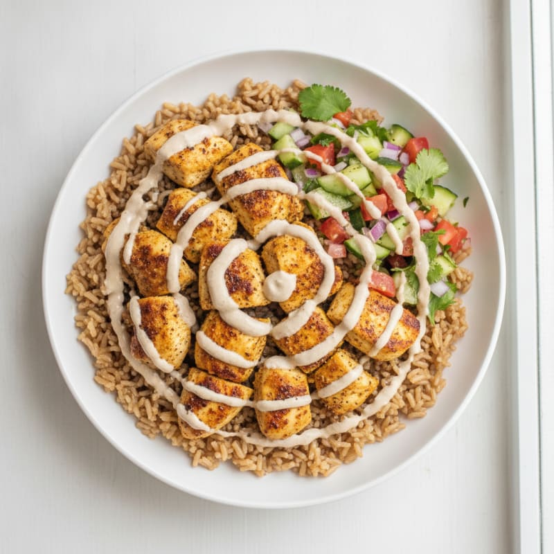 Chicken Shawarma Rice Bowl
