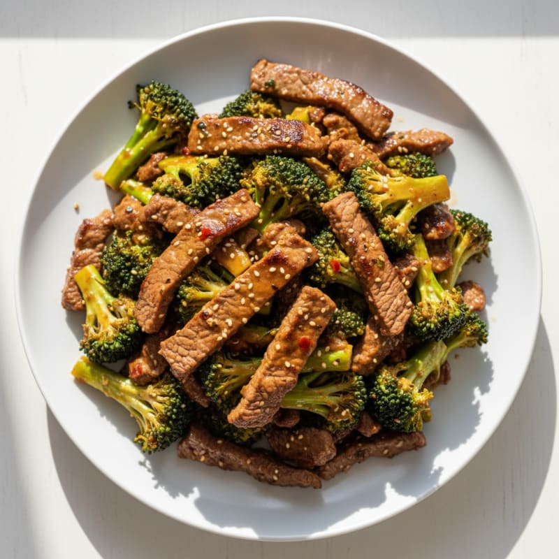Sesame Beef and Broccoli Stir-Fry