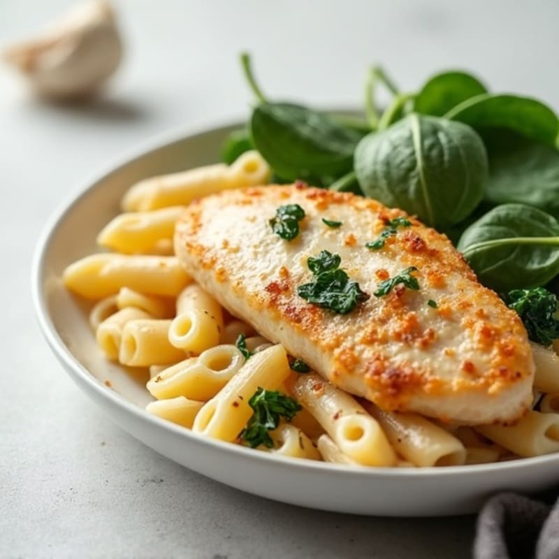 Creamy Garlic Parmesan Chicken Pasta