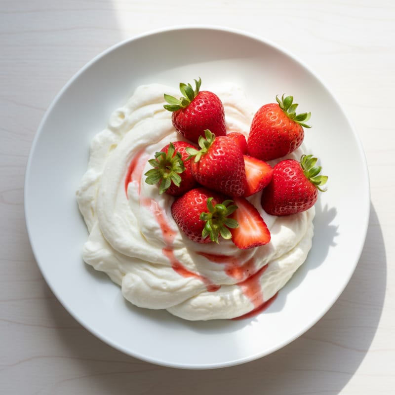 Silky Greek Yogurt Mousse with Fresh Berries