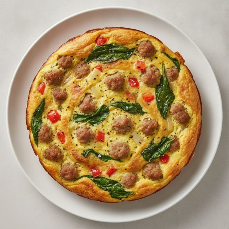 Savory Egg and Turkey Sausage Bake