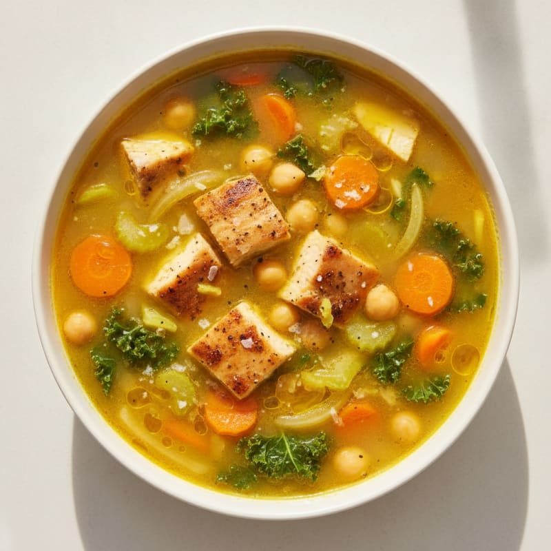 Turmeric Ginger Vegetable Immunity Soup