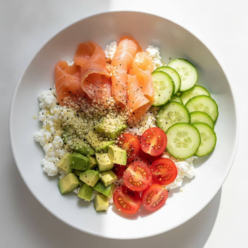 Savory Cottage Cheese Breakfast Bowl