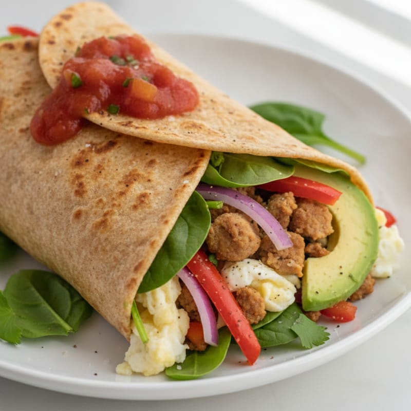 Ultimate Loaded Breakfast Burrito