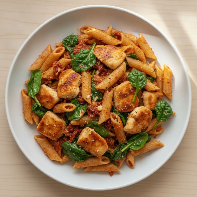 Sun-Dried Tomato Pesto Chicken Pasta