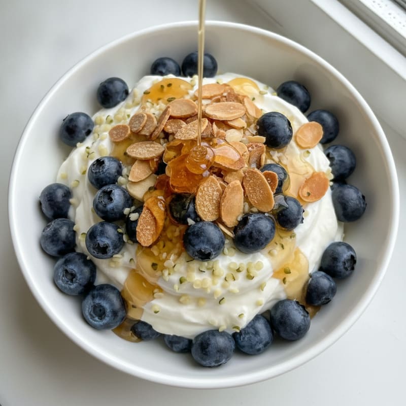 Greek Yogurt Protein Parfait with Berries