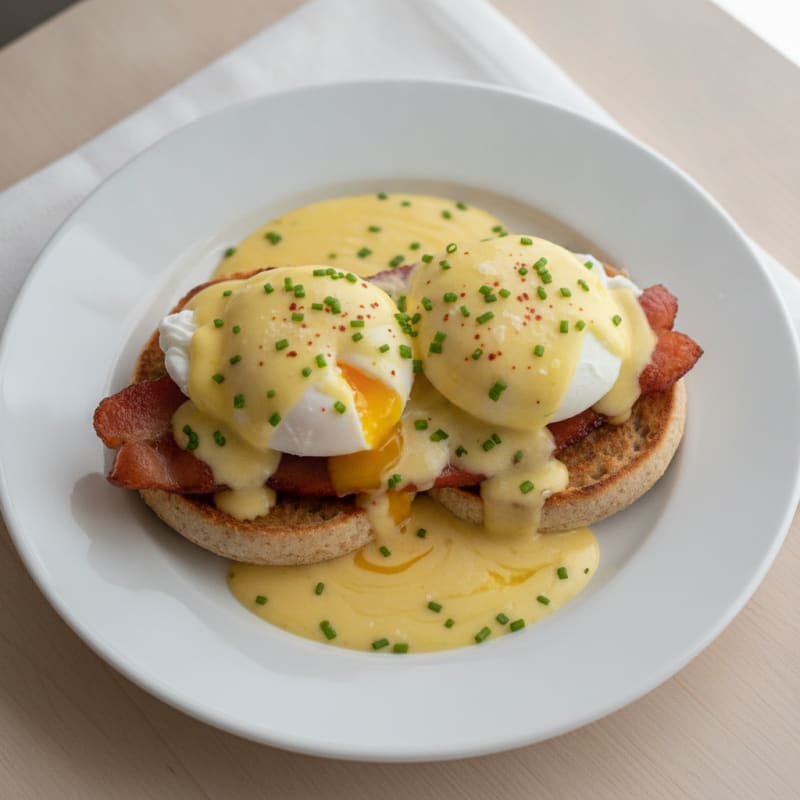 Classic Eggs Benedict with Hollandaise