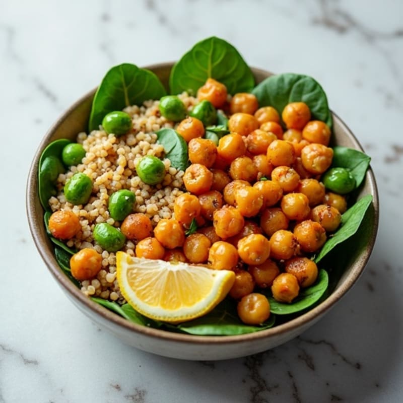 Crispy Roasted Chickpea Buddha Bowl