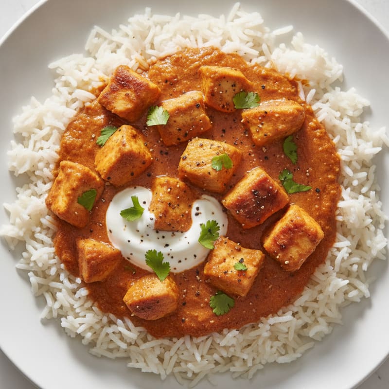 Spiced Butter Chicken with Basmati Rice