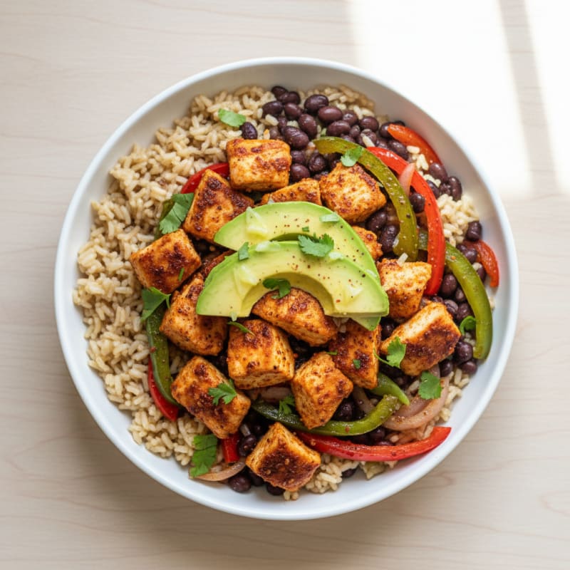 Smoky Chili-Lime Chicken Burrito Bowl