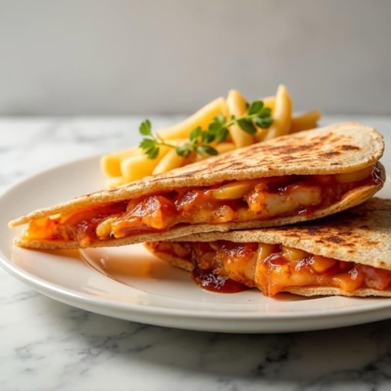 Grilled BBQ Chicken Sweet Onion Quesadilla