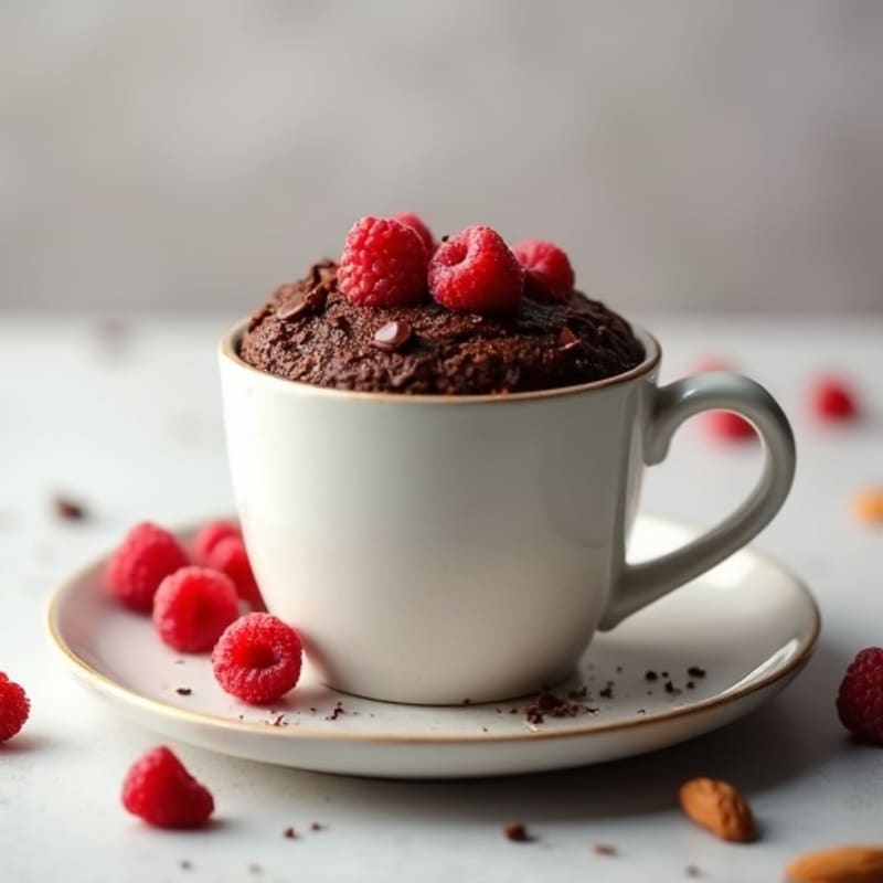 Protein-Rich Double Chocolate Mug Cake