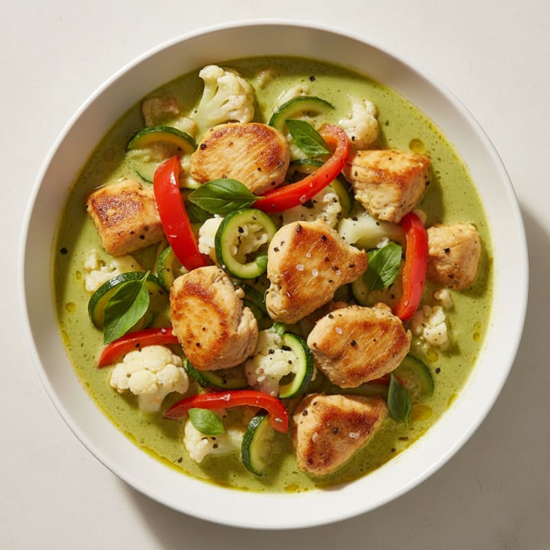 Creamy Thai Green Chicken Curry