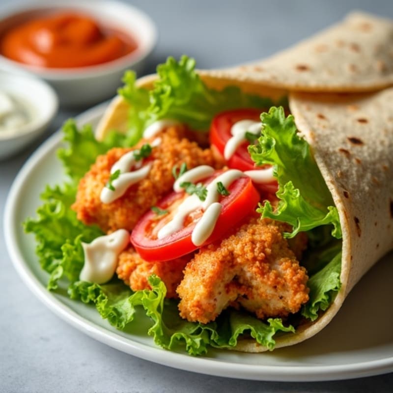 Crispy Buffalo Chicken Wraps