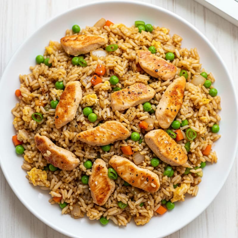 Chicken and Vegetable Fried Rice