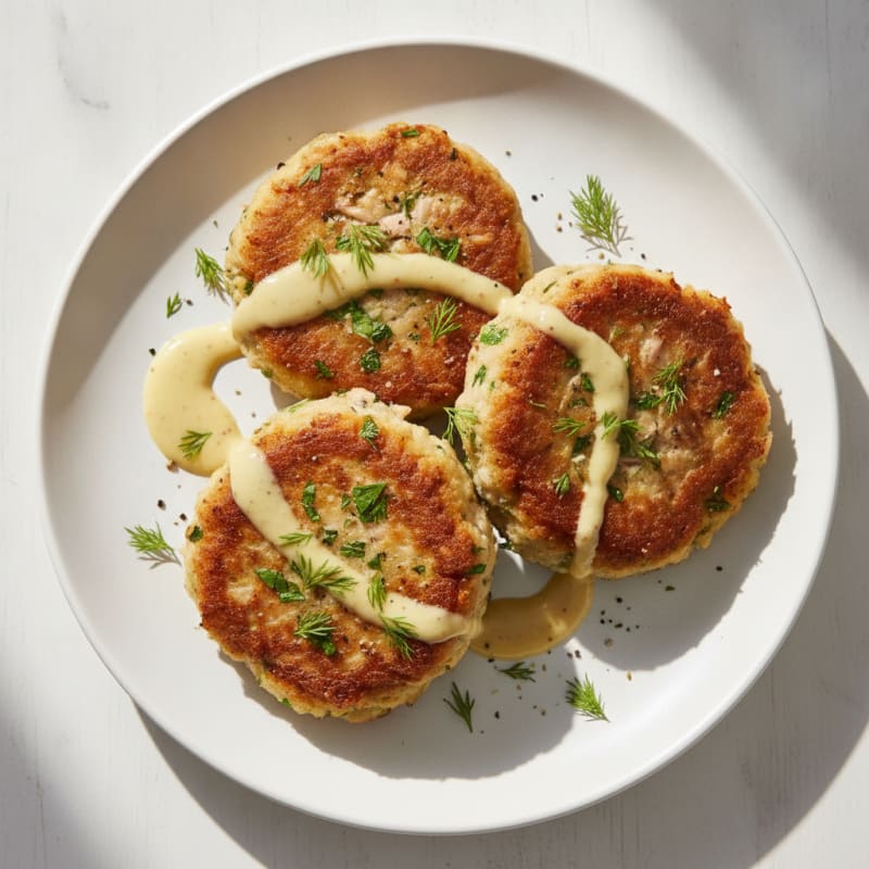 Tuna Patties with Fresh Herbs