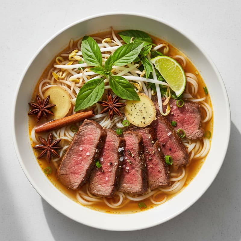Clean Vietnamese Beef Pho