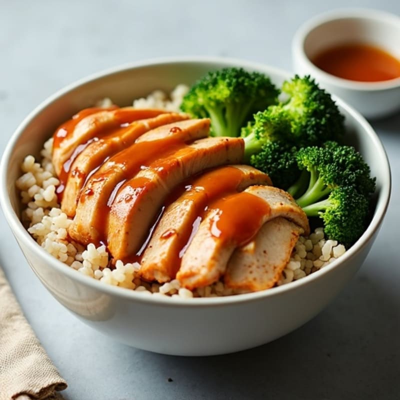 Honey-Ginger Glazed Teriyaki Chicken Bowl