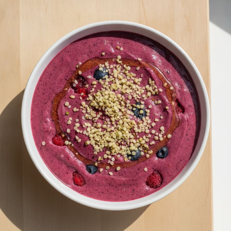High-Protein Cottage Cheese and Berry Smoothie