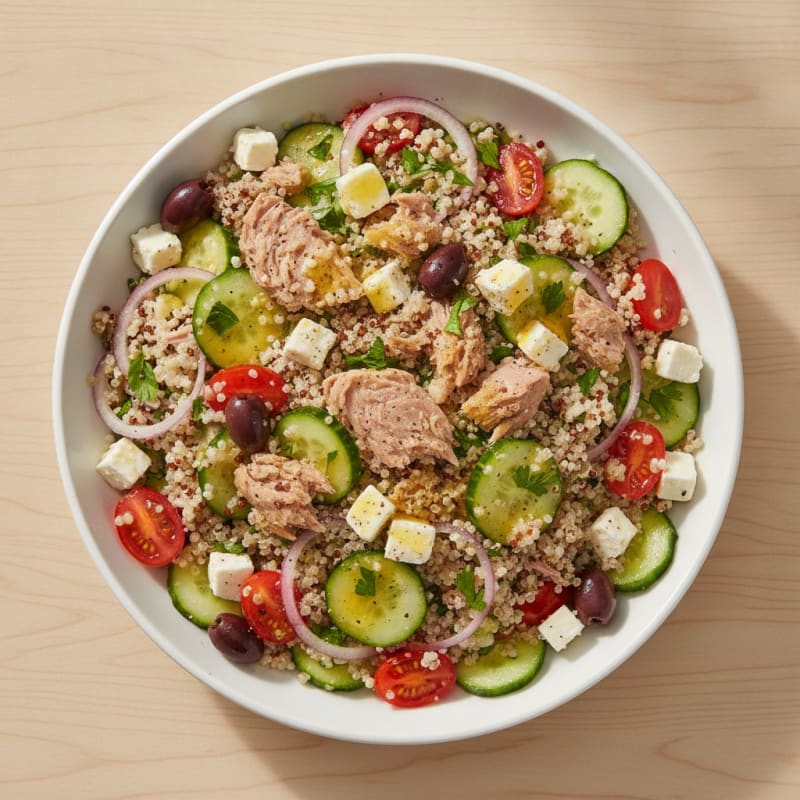 Mediterranean Tuna Quinoa Salad