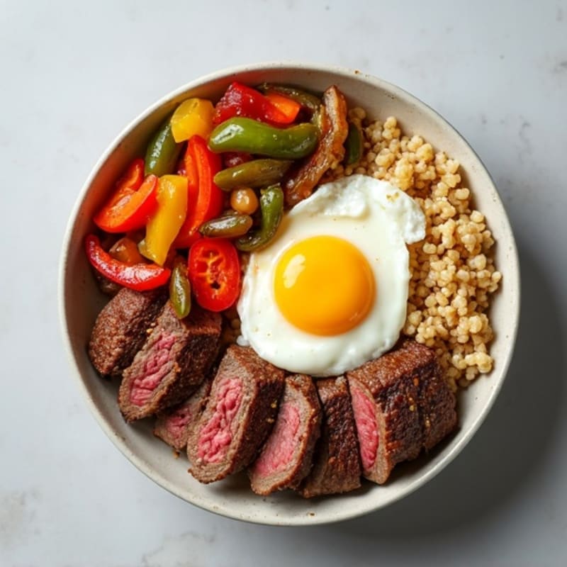 Lean Sirloin Philly-Style Protein Bowl