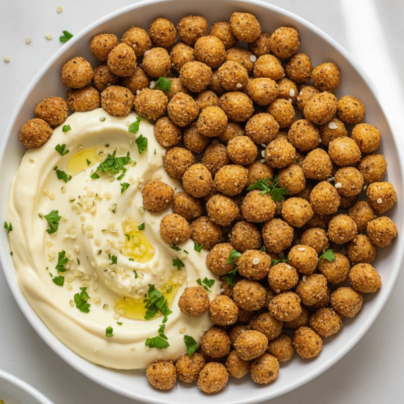 Savory Herb-Roasted Chickpea Snack
