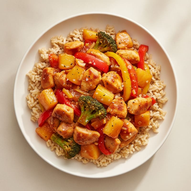Sweet and Sour Chicken Stir-Fry