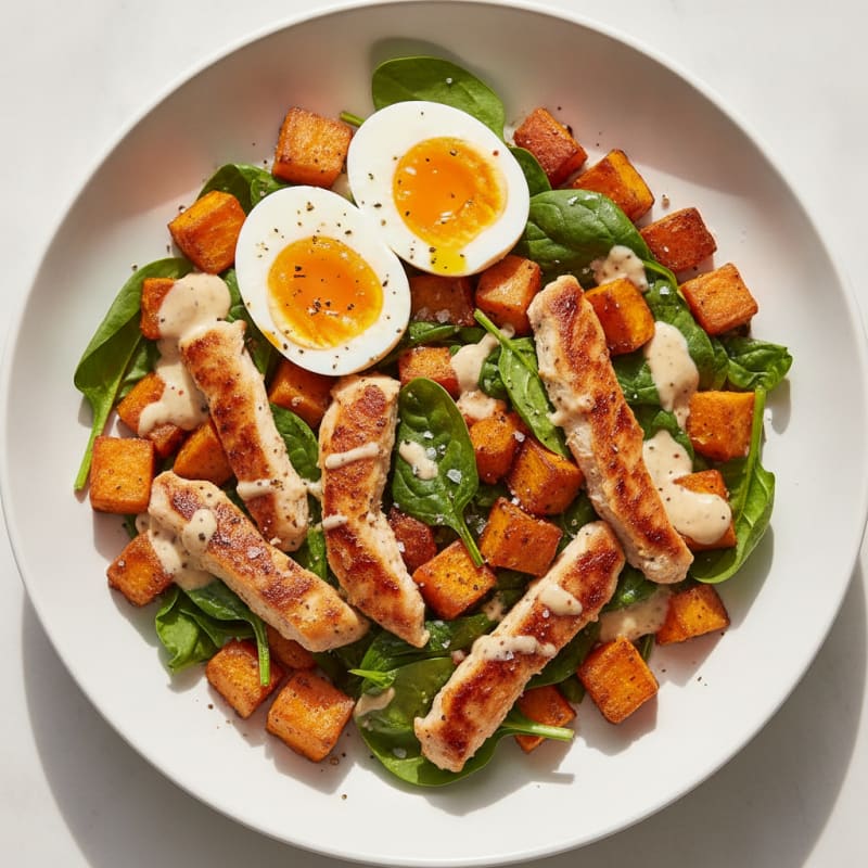 Chicken and Sweet Potato Power Bowl