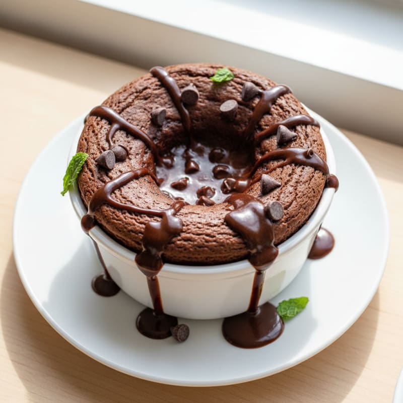 Decadent Chocolate Protein Mug Cake