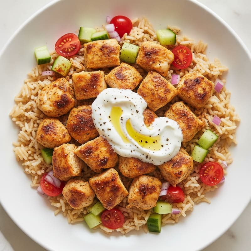 Chicken Shawarma Rice Bowl