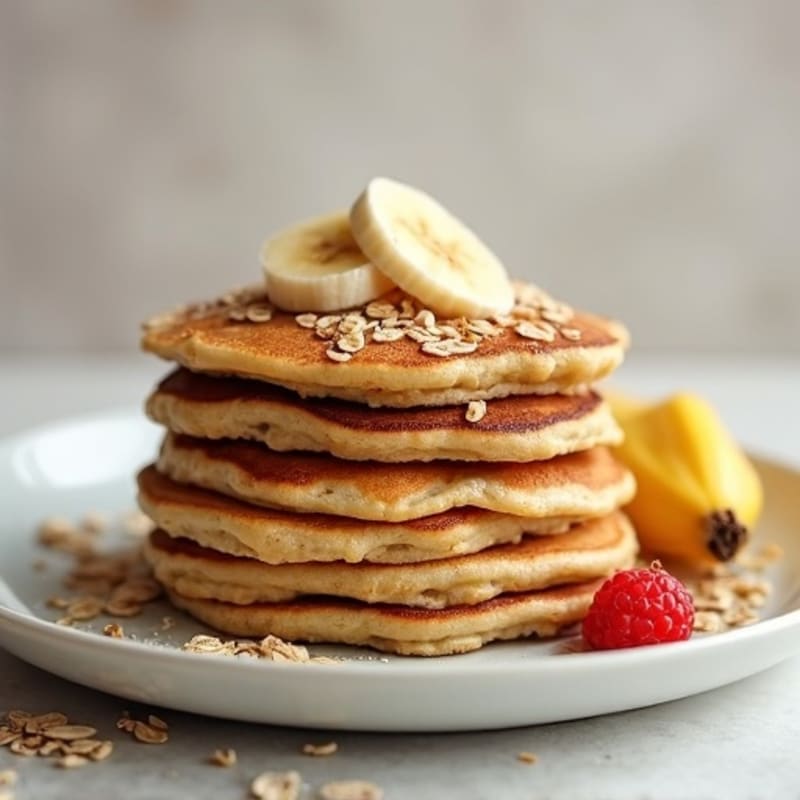 Protein-Packed Banana Oat Pancakes