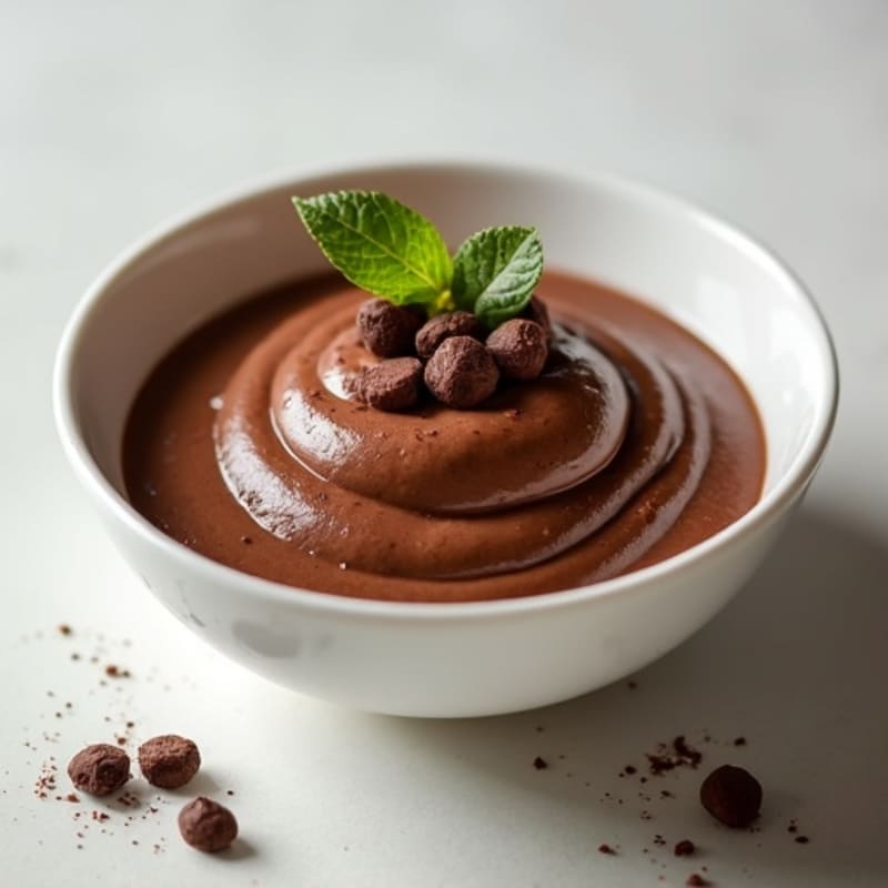Silky Chocolate Protein Pudding with Greek Yogurt