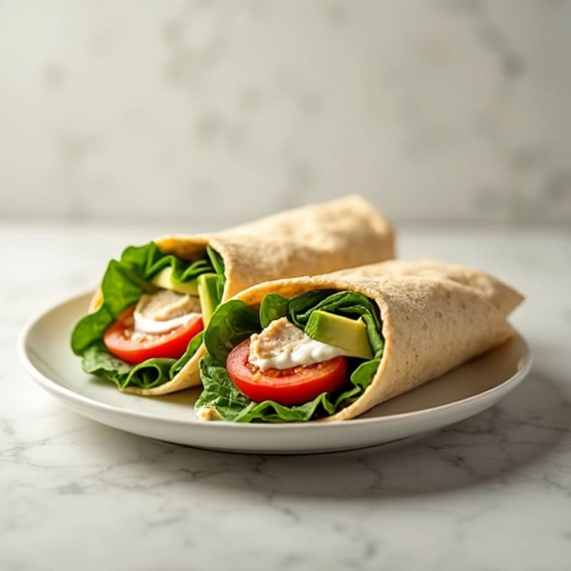 Creamy Turkey Avocado Wrap