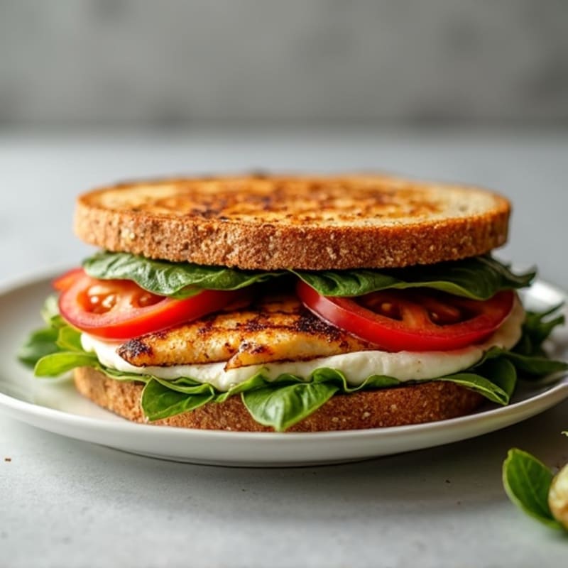 Crispy Grilled Caprese Sandwich