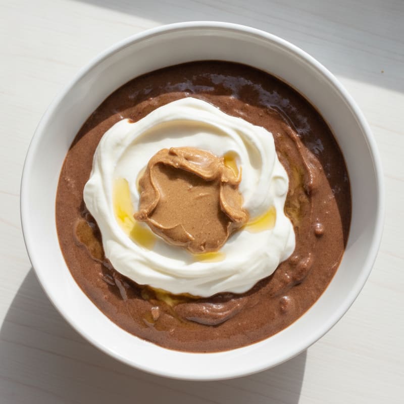 Silky Chocolate Protein Pudding with Greek Yogurt