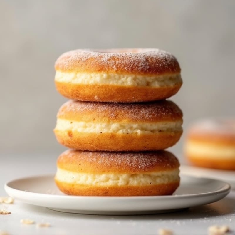 Fluffy Baked Vanilla Protein Donuts